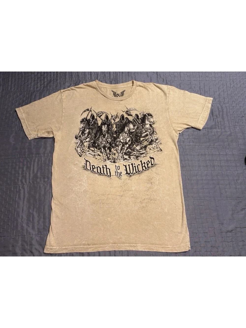 Death To The Wicked AOP Apprime Courage Above All Men’s 1XL Made in USA